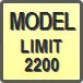 Piktogram - Model: Limit 2200
